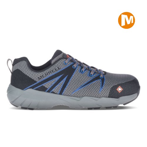 Merrell Fullbench 55 Alloy Toe Sicherheitsschuhe Herren Grau [DE-BWMSP]